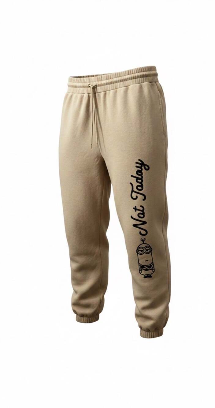 Minions Not Today Graphic Sweatpants